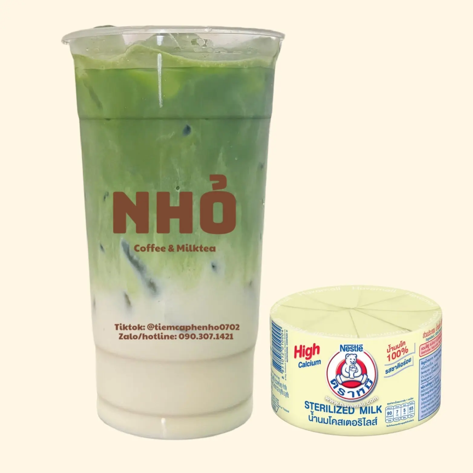 Hình ảnh Matcha sữa Gấu