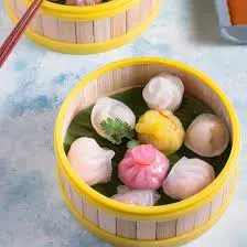 Hình ảnh há cảo xíu mại 5 viên to