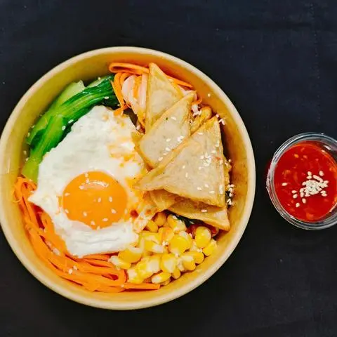 Hình ảnh CƠM TRỘN CHẢ CÁ HQ
