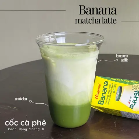Hình ảnh Matcha sữa chuối