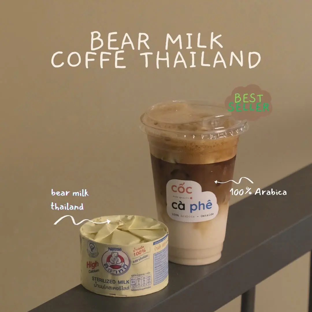 Hình ảnh Cafe sữa gấu Thailand