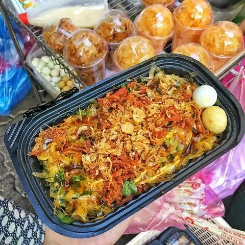 Hình ảnh bánh tráng trộn đặc biệt