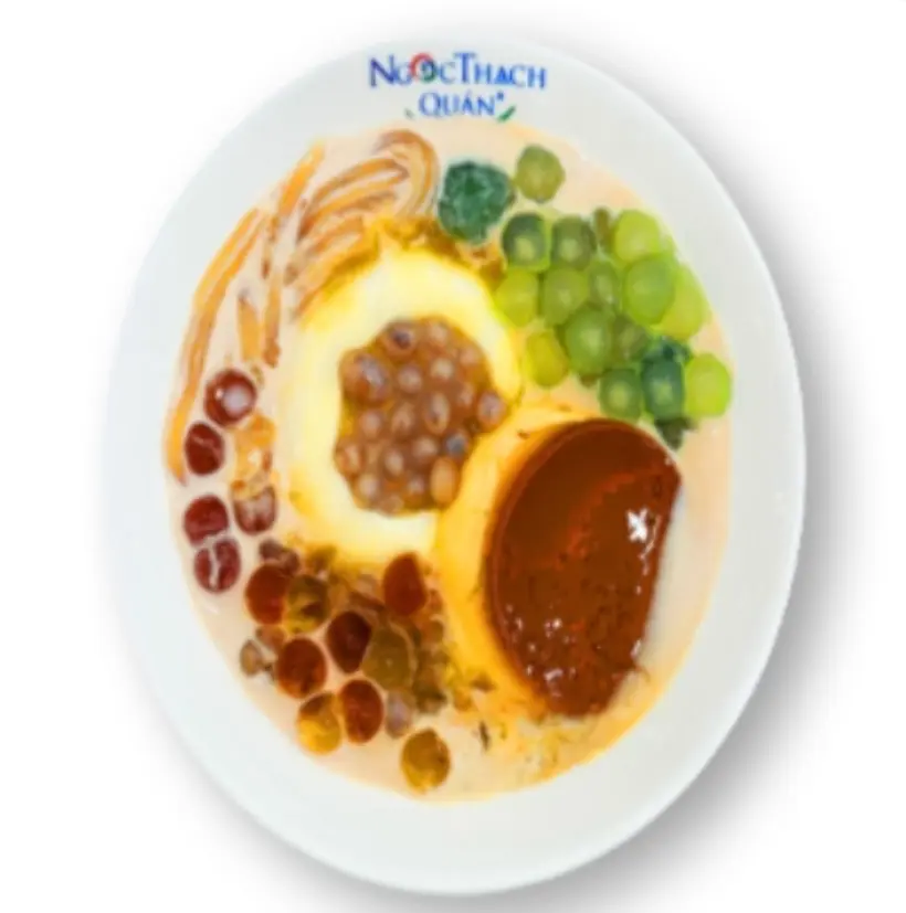 Hình ảnh Chè tàu hủ sữa gạo caramen