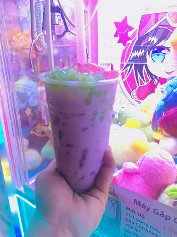 Hình ảnh trà sữa khoai môn