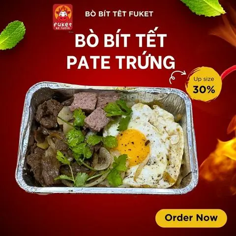 Hình ảnh Bò bít tết pate trứng