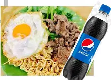 Hình ảnh Combo: Mì Xào Bò - Trứng Ốp La - Pepsi