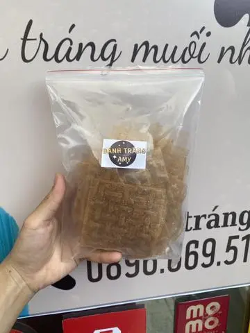 Hình ảnh bánh tráng muối xì bo