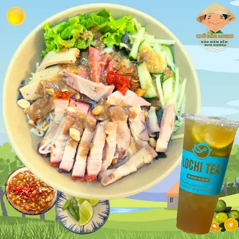 Hình ảnh Combo1: Bún Mắm Nêm Thập Cẩm Đặc Biệt + Lục Trà Tắc Size L 700ml (Giá gốc 92k)