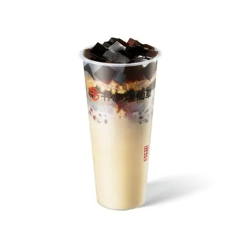 Hình ảnh Trà Sữa SHUYI M - Signature Grass Jelly Milk Tea