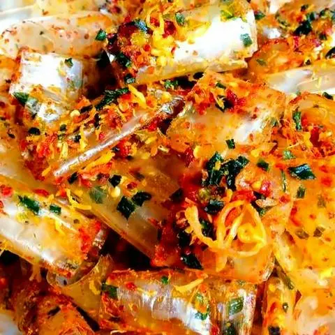 Hình ảnh Bánh tráng lắc tép hành