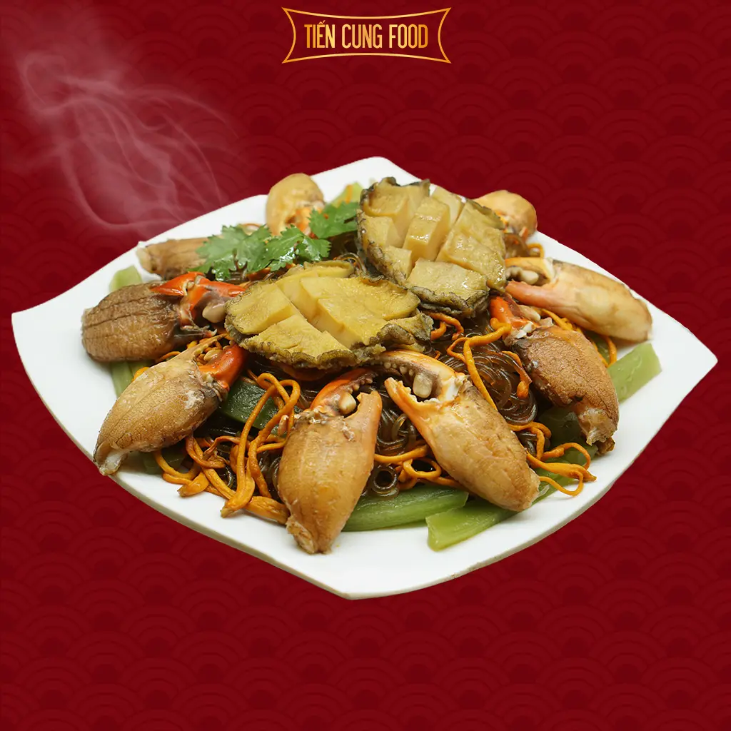 Hình ảnh Miến Thái Sốt Bào Ngư Càng Cua Thịt Plus