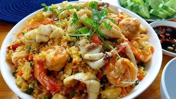 Hình ảnh Cơm Chiên Xào Hải Sản