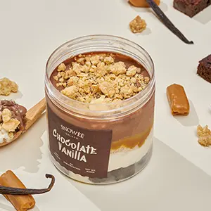 Hình ảnh  Chia sẻ   Hũ Kem Sô-cô-la Vani / Chocolate Vani Gelato Jar 300gr