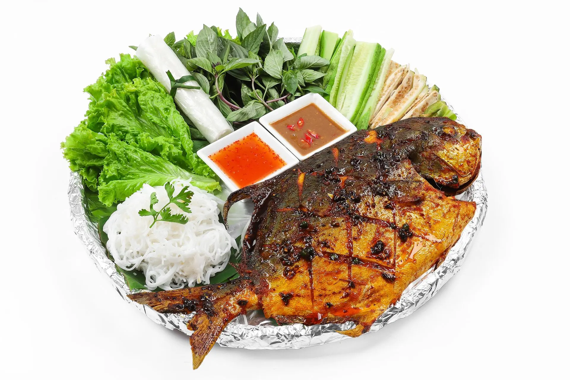 Hình ảnh CÁ CHIM BIỂN NƯỚNG (HẤP)