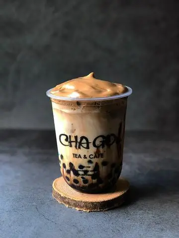 Hình ảnh Cà phê bọt biển trân châu đường đen