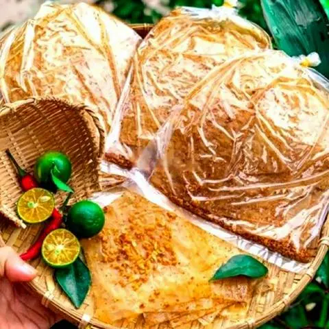 Hình ảnh Bánh tráng muối xì ke nhuyễn 2 bịch