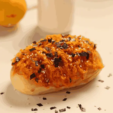 Hình ảnh Bánh Mì Chà Bông Trứng Muối