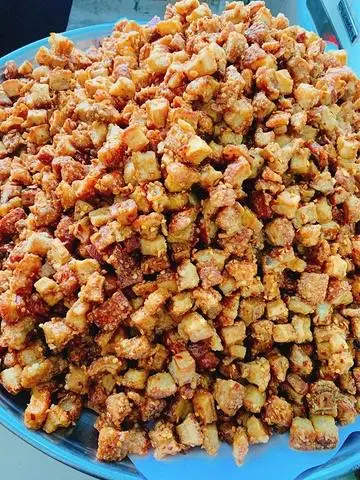 Hình ảnh Tóp mỡ rim mắm tỏi