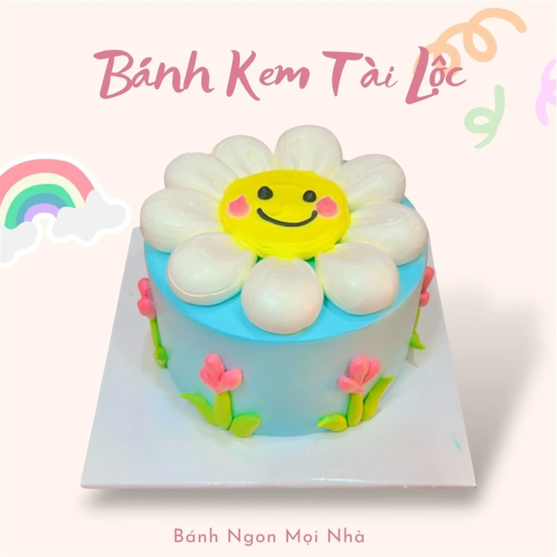 Hình ảnh BÁNH KEM BÔNG HOA 