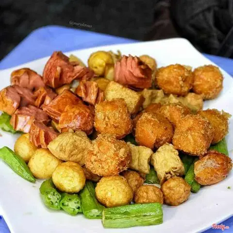 Hình ảnh Combo xiên que ( Cá, Tôm,Bò, Cá Sốt, Xúc Xích)