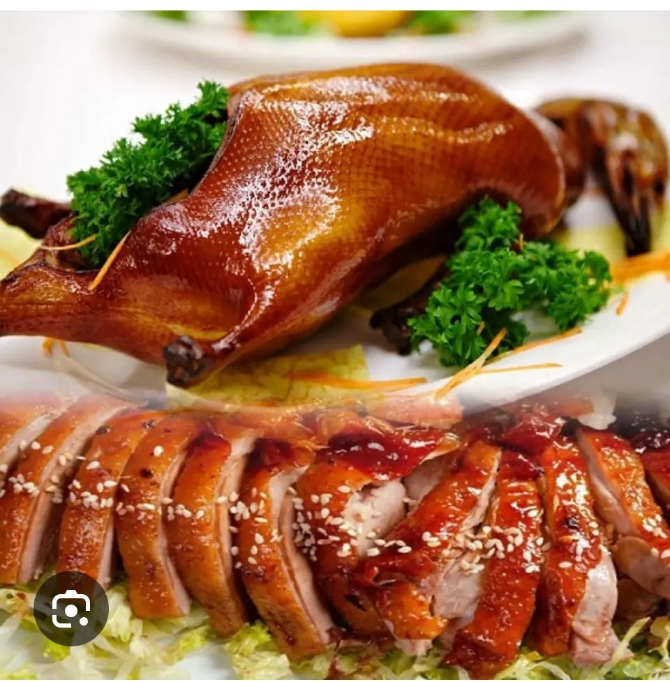 Hình ảnh vịt nướng lá mắc mật 