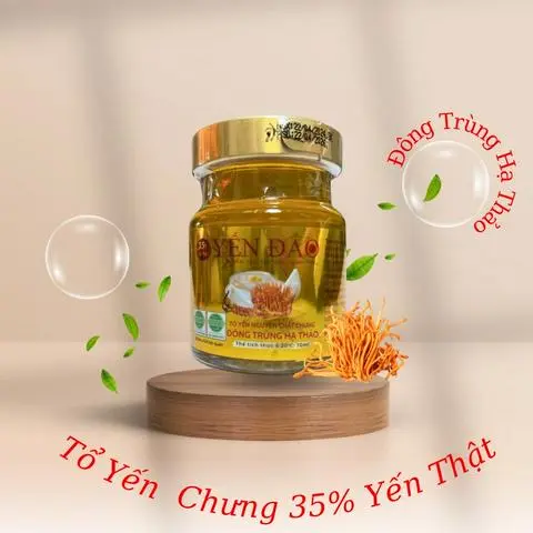 Hình ảnh Yến sào chưng với Đông Trùng Hạ Thảo