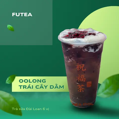 Hình ảnh Oolong Việt quất dằm