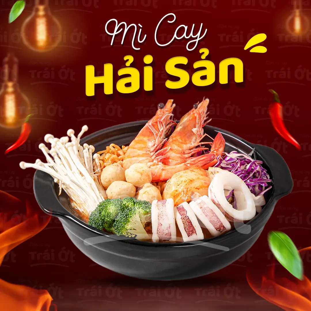Hình ảnh Mì Cay Kim Chi Hải Sản