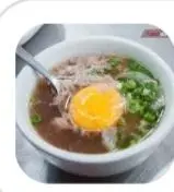 Hình ảnh chén bò tái trứng gà ( ăn thêm) 