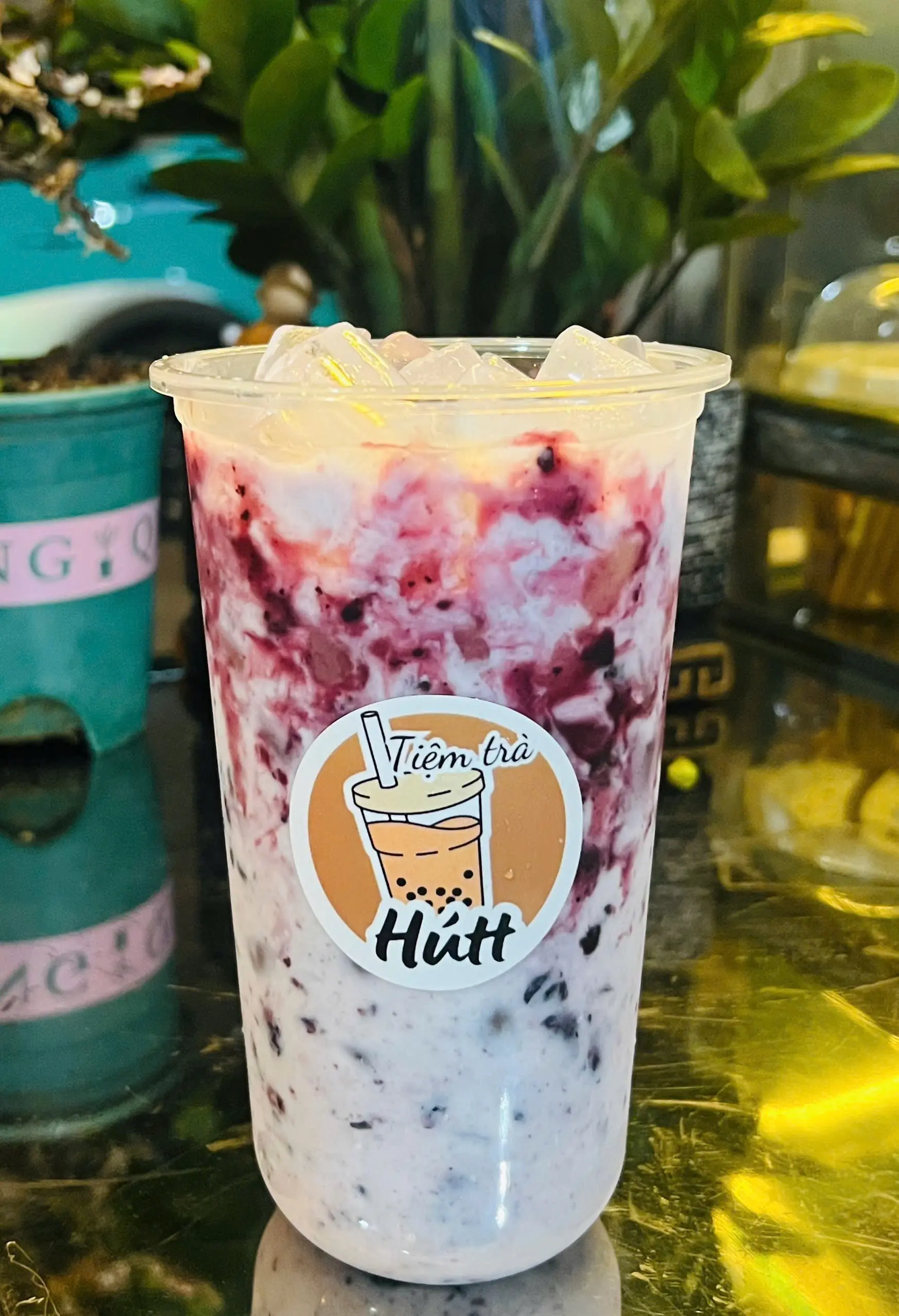 Hình ảnh Sữa chua việt quất
