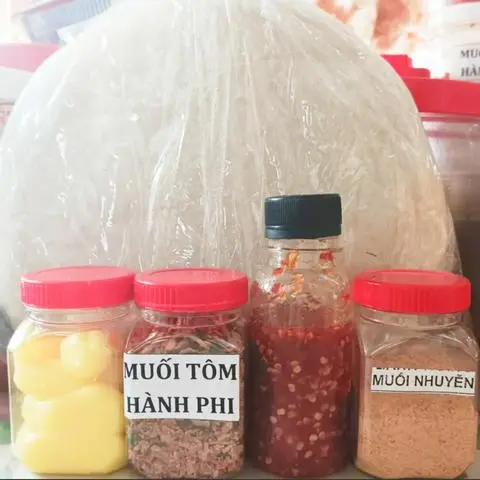 Hình ảnh Combo bánh tráng phơi sương tròn sốt tắc 
