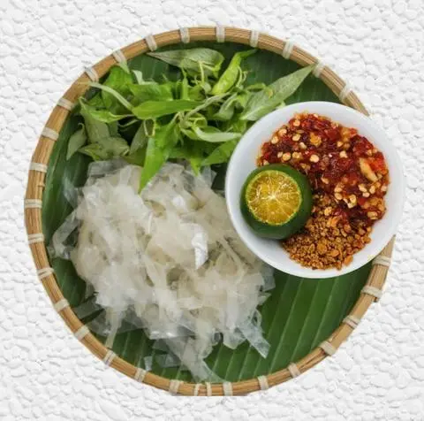Hình ảnh Bánh Tráng Chấm Muối Tắc Ớt Rim Không Trứng (Hủ Nhỏ)