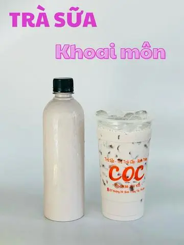 Hình ảnh trà sữa khoai môn 