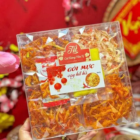Hình ảnh Khô mực cay hít hà (500g) 