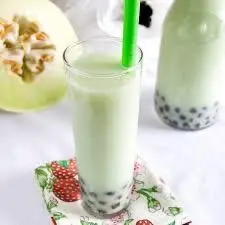 Hình ảnh Trà sữa dưa lưới