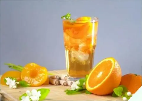 Hình ảnh Trà đào cam sả hạt chia - 700ml