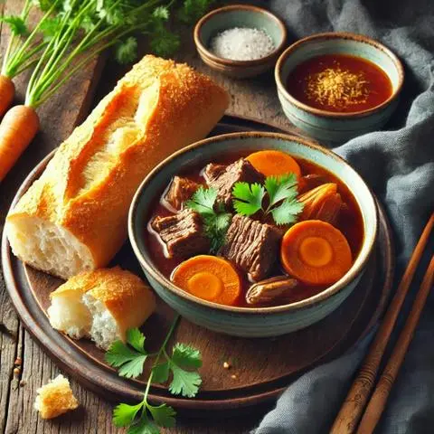 Hình ảnh Bánh mì bò kho
