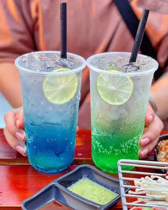 Hình ảnh Soda Biển Xanh Size Lớn 500ml