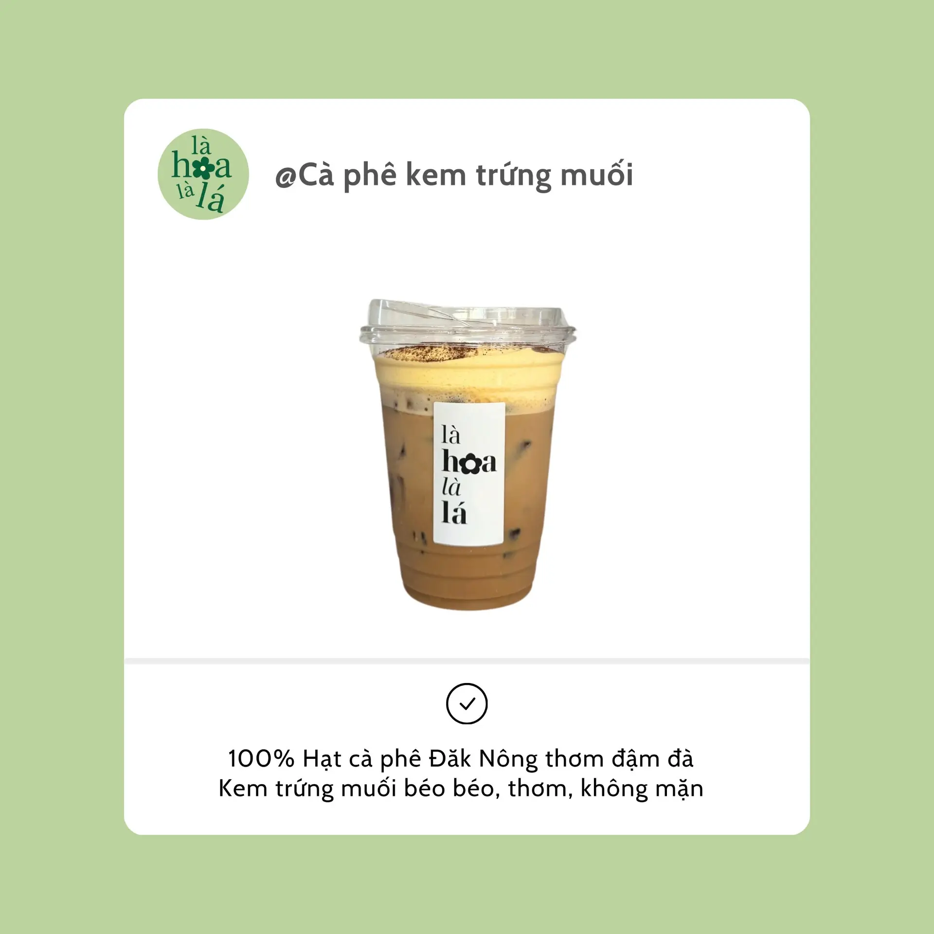Hình ảnh Cafe Kem Trứng Muối
