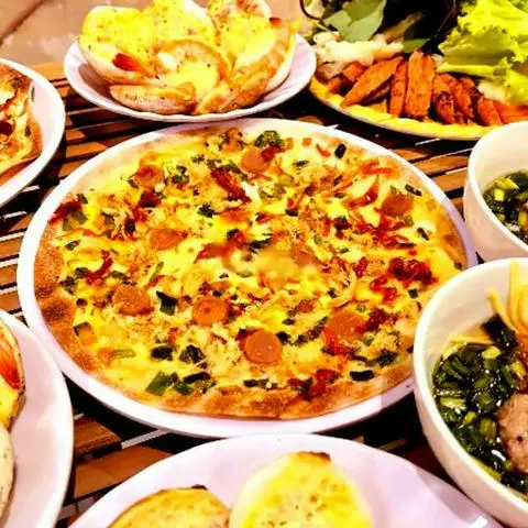 Hình ảnh Bánh tráng nướng thập cẩm chà bông