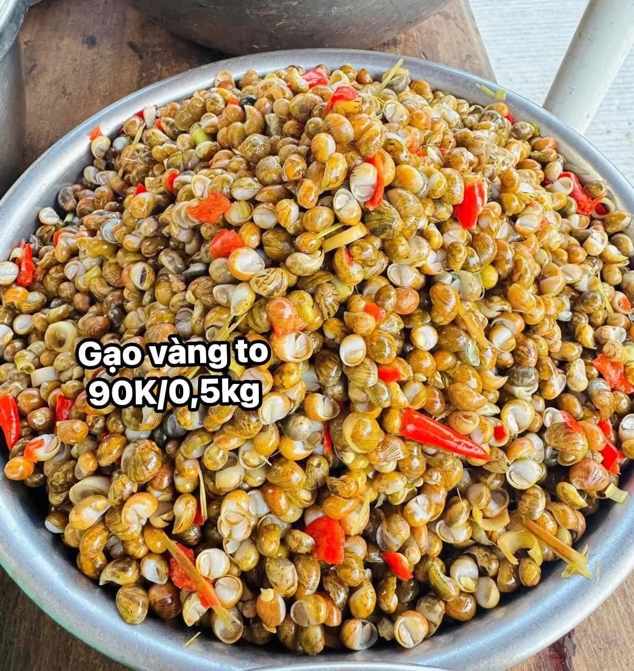 Hình ảnh gạo vàng size to - 500g