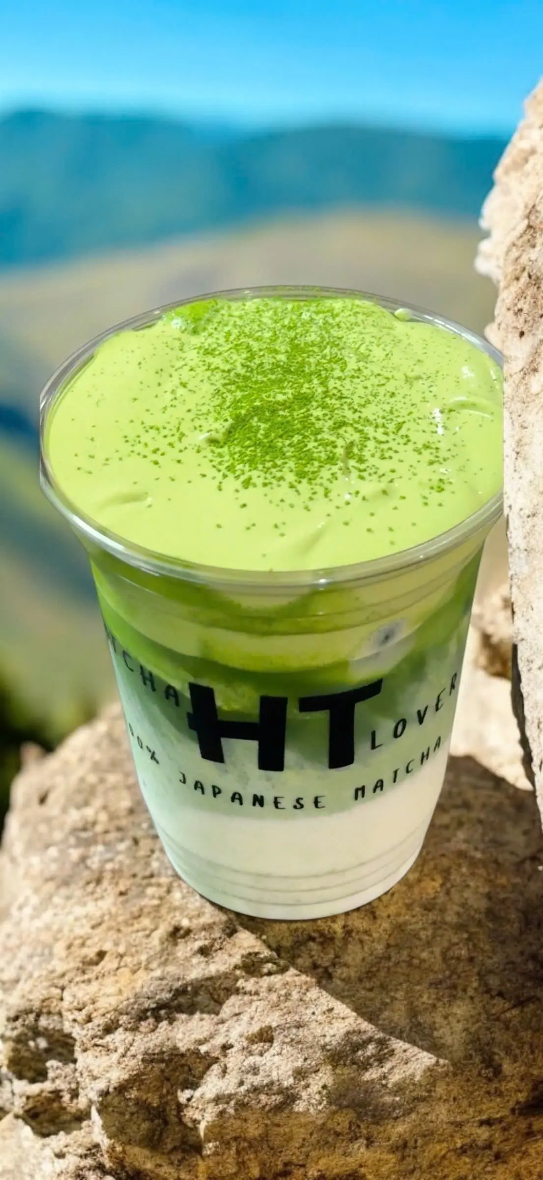 Hình ảnh Matcha latte kem trà xanh