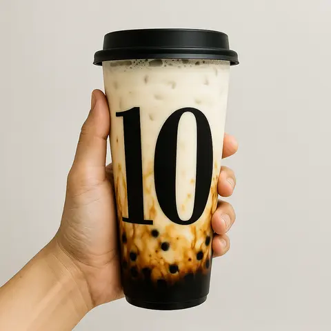 Hình ảnh Sữa tươi trân châu đường đen