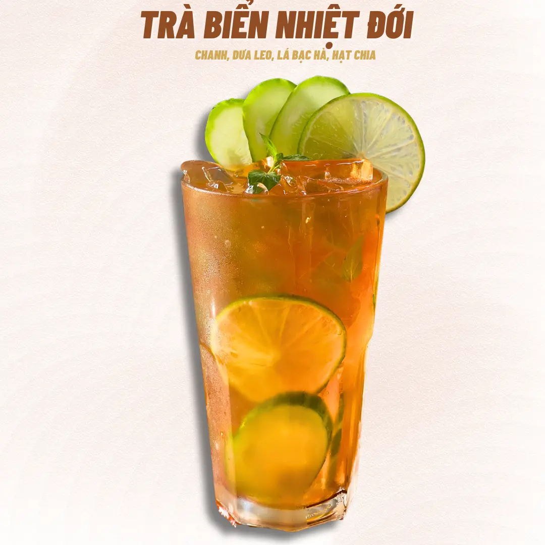 Hình ảnh Trà biển nhiệt đới (Chanh, Dưa leo)