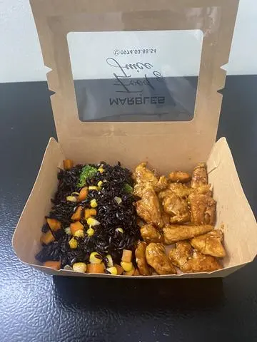 Hình ảnh Cơm trộn rau củ + gà sốt teriyaki 