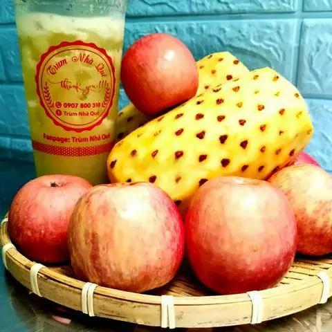 Hình ảnh Nước Ép Thơm+Táo (Ly700ml)