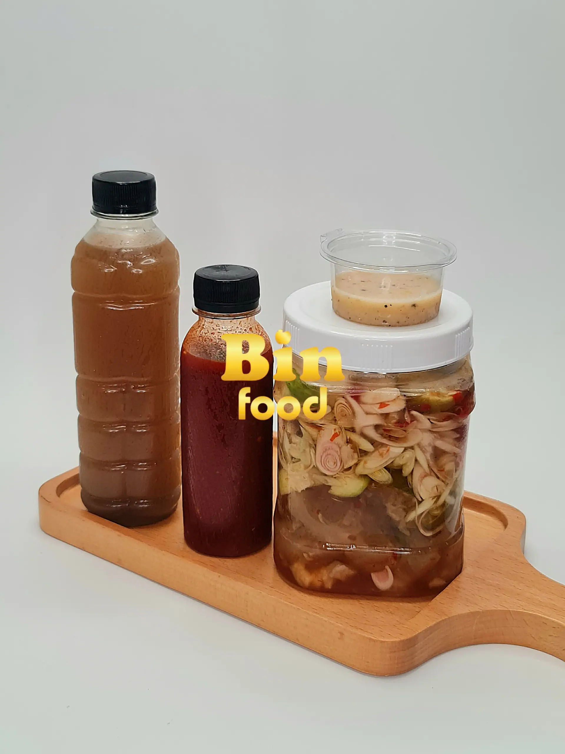Hình ảnh Combo 1 Gân bò sốt Thái M + 1 Nước sâm