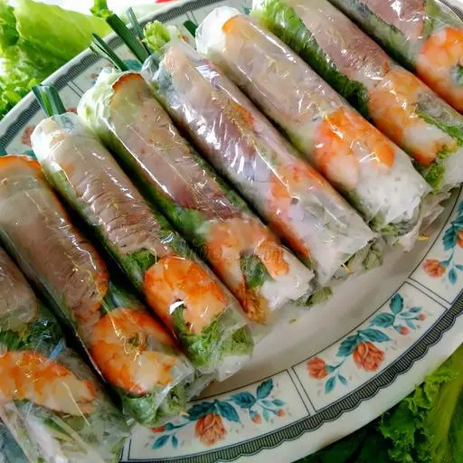 Hình ảnh Gỏi Cuốn Tôm Thịt (10 Cuốn)