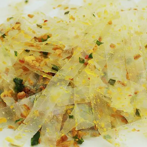 Hình ảnh Bánh Tráng Trộn Mỡ Hành, Sa Tế, Sốt Bơ