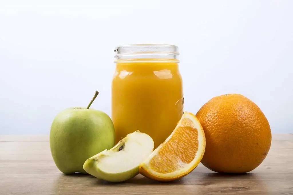 Hình ảnh nước ép táo cam 